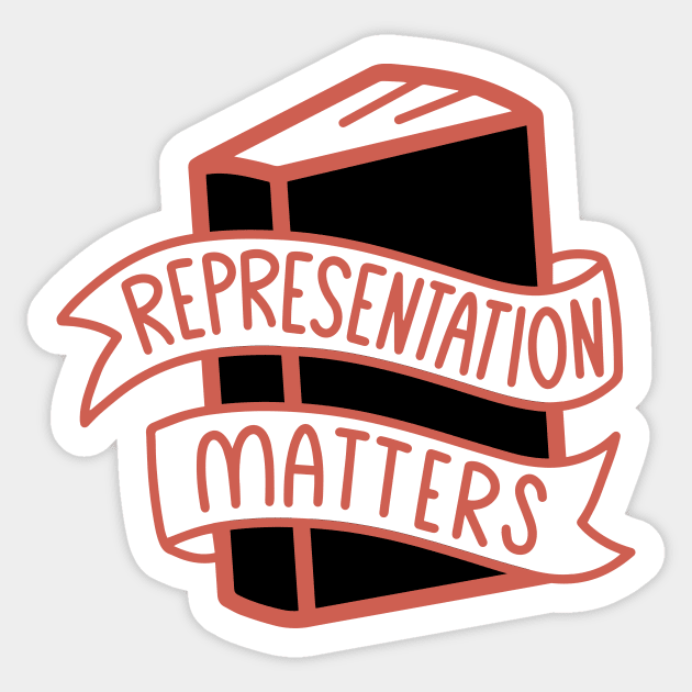Book Quote Representation Matters Sticker by KitCronk